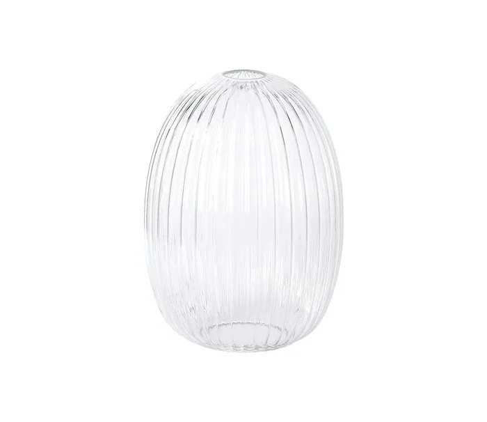 Armada Ribbed Almond Glass Shade