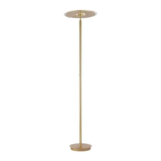 ARTUR 2 Light Matt Brass Mother and Child Floor Lamp