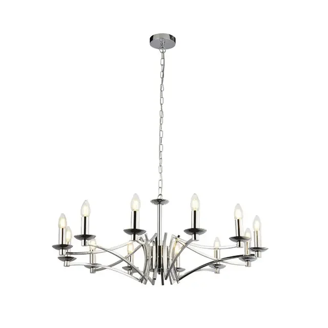 Ascot 12 Light Chrome Pendant Light