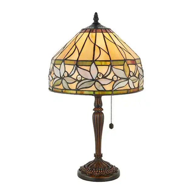 Ashtead Dark Bronze Tiffany Table Lamp