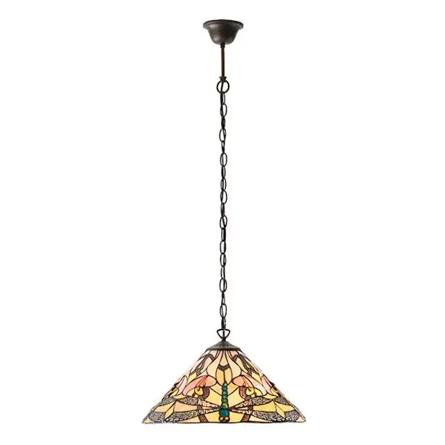 Ashton Dark Bronze Tiffany Pendant Light