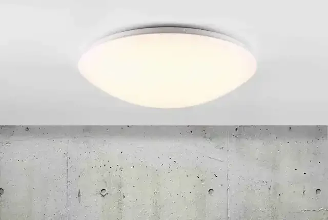 Ask 41 LED White with Matt White Ceiling Light