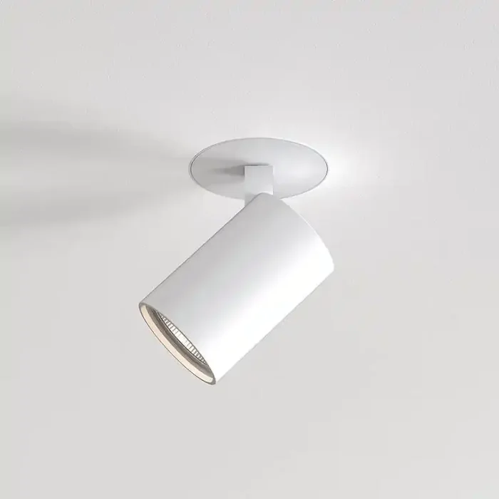 Astro Ascoli Recessed Fire Rated Single Spotlight – Textured White – Online Lighting