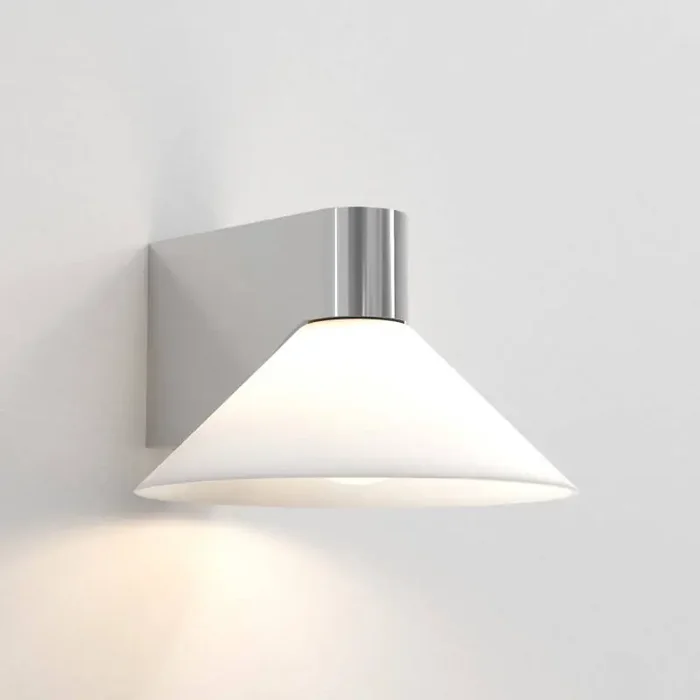 Astro Conic Bathroom Wall Light – Polished Chrome – Online Lighting
