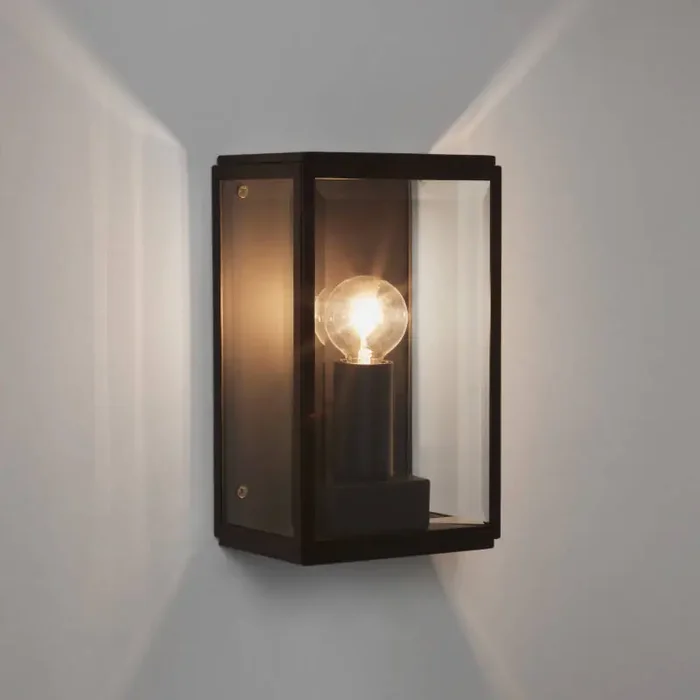 Astro Homefield 130 Outdoor Wall Light – Black – Online Lighting