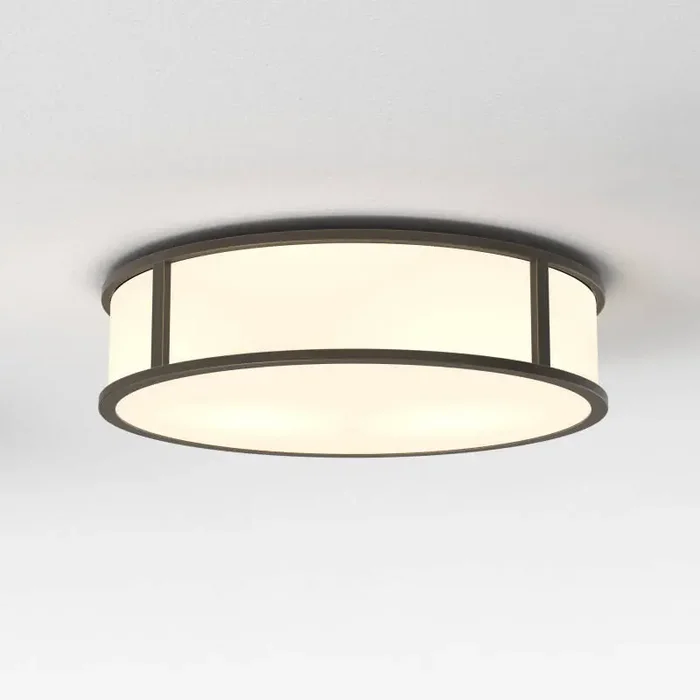Astro Mashiko 300 Round Flush Light – Bronze – Online Lighting