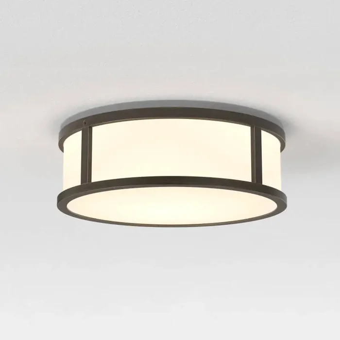 Astro Mashiko Round 230 Flush Ceiling Light – Bronze – Online Lighting