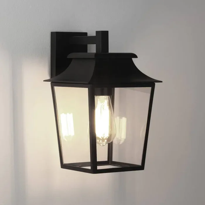 Astro Richmond Outdoor Hanging Lantern Wall Light – Black – Online Lighting