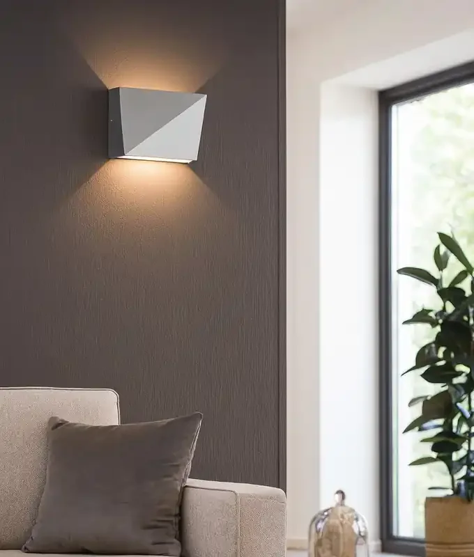 Asymmetric Up & Down LED Wall Light – Width 250mm