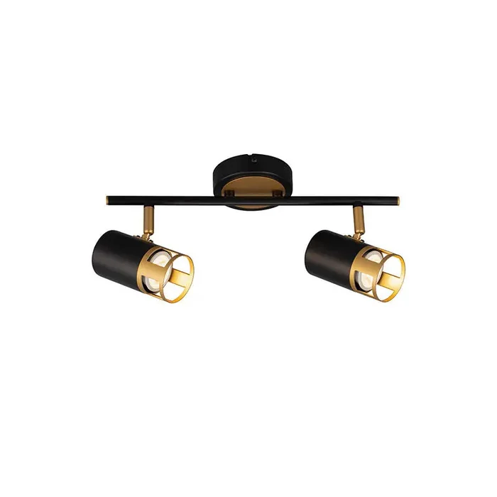 Atlanta 2 Light Spotlight Bar – Gold – Online Lighting