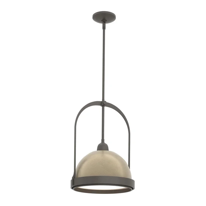 Atlas One Light Mini Pendant in Dark Smoke (39|187462-SKT-MULT-07-84)