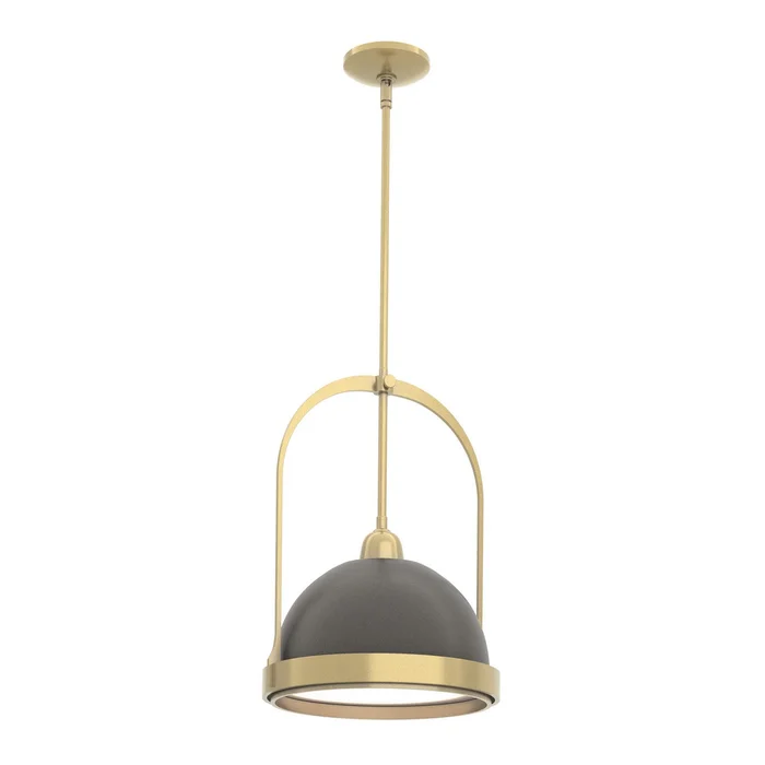 Atlas One Light Mini Pendant in Modern Brass (39|187462-SKT-MULT-86-07)