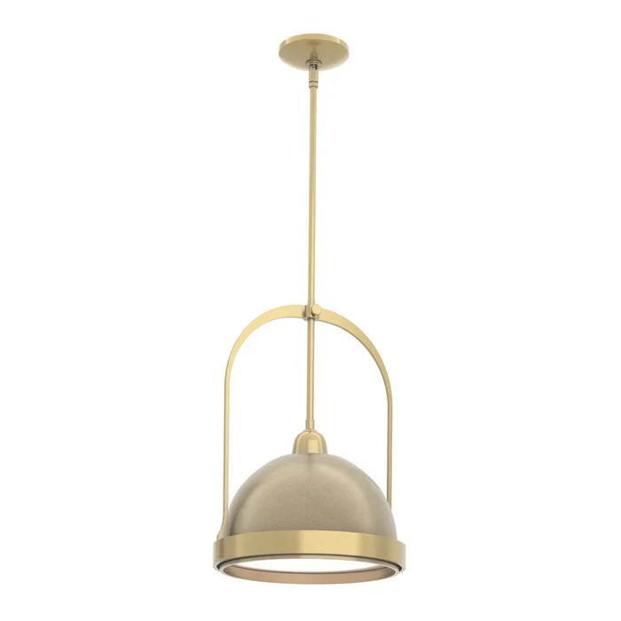 Atlas One Light Mini Pendant in Modern Brass (39|187462-SKT-MULT-86-84)
