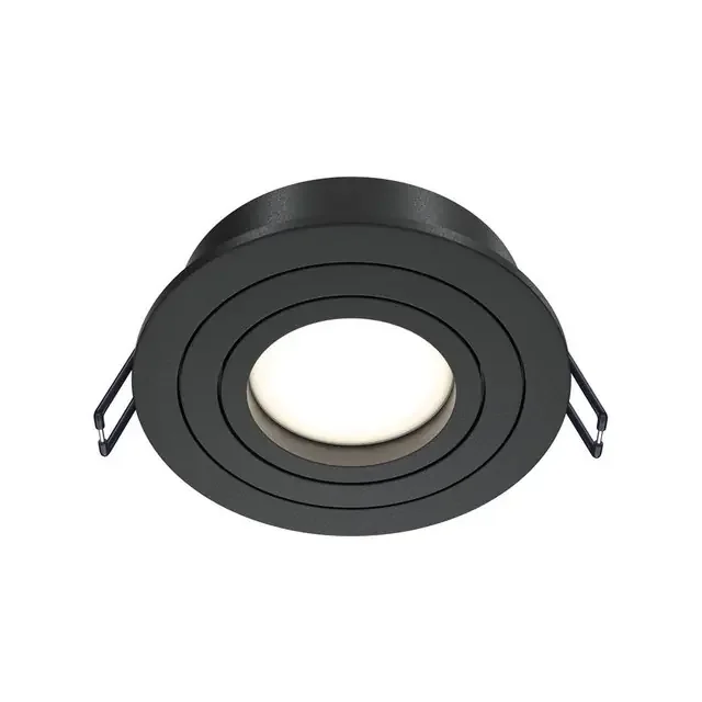 Atom Black with White Diffuser Adjustable Round 2.5cm Ceiling Recessed Light