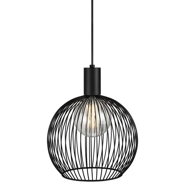 Aver 30 Black Metal Pendant Light