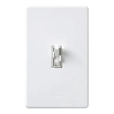 AY2-LFSQ-WH Ariadni Fan/light Control, Fan Control And Dimmer, Single-pole