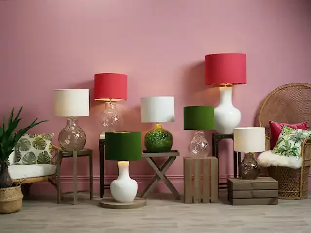 AZORES Small Clear Base Only Table Lamp