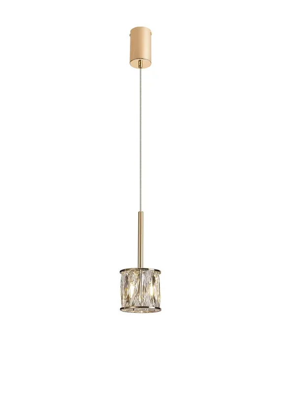 Azure Crystal Single Pendant