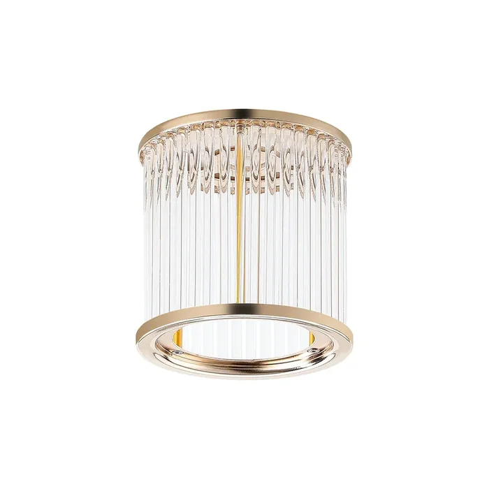 Azure Short Glass Rod Shade