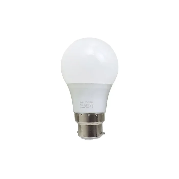 B22 3W LED Non Dimmable Energy Saving Light Bulbs – Warm White