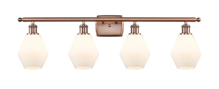 Ballston Four Light Bath Vanity in Antique Copper (405|516-4W-AC-G651-6)