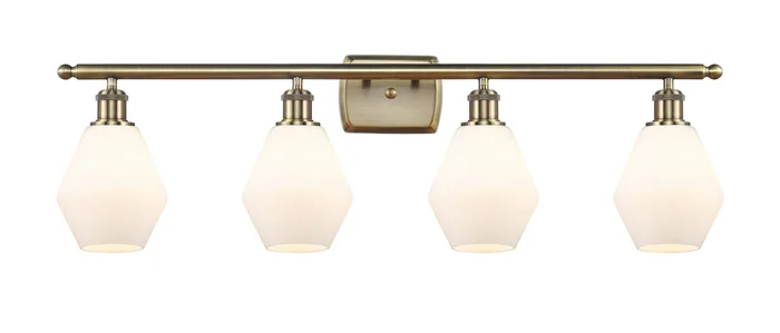 Ballston LED Bath Vanity in Antique Brass (405|516-4W-AB-G651-6-LED)