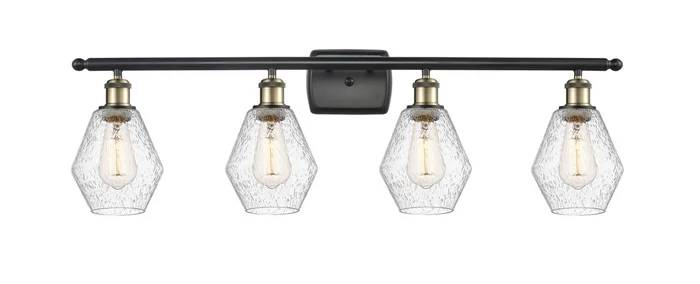 Ballston LED Bath Vanity in Black Antique Brass (405|516-4W-BAB-G654-6-LED)