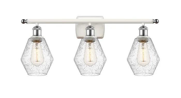 Ballston LED Bath Vanity in White Polished Chrome (405|516-3W-WPC-G654-6-LED)