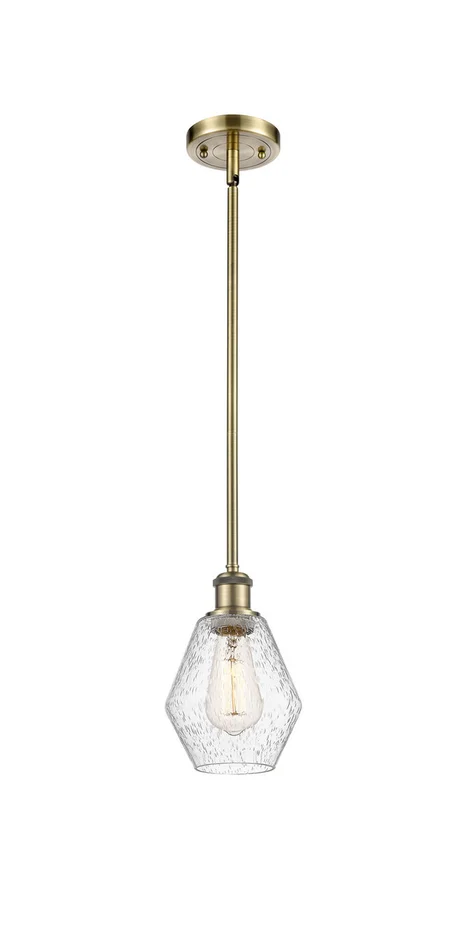 Ballston LED Mini Pendant in Antique Brass (405|516-1S-AB-G654-6-LED)
