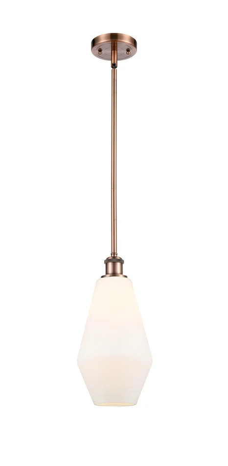 Ballston LED Mini Pendant in Antique Copper (405|516-1S-AC-G651-7-LED)