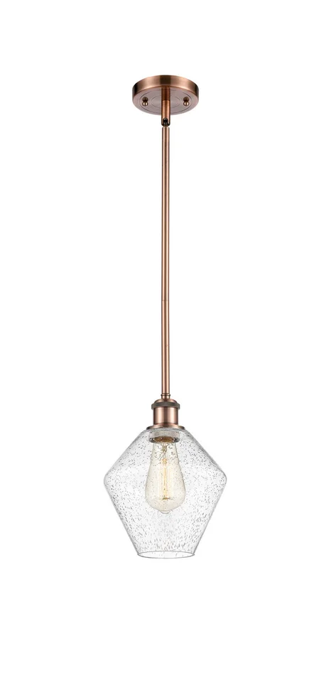 Ballston LED Mini Pendant in Antique Copper (405|516-1S-AC-G654-8-LED)