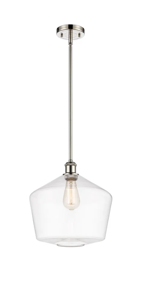 Ballston LED Mini Pendant in Polished Nickel (405|516-1S-PN-G652-12-LED)