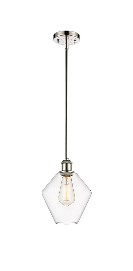 Ballston LED Mini Pendant in Polished Nickel (405|516-1S-PN-G652-8-LED)