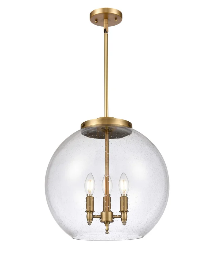 Ballston LED Pendant in Brushed Brass (405|221-3S-BB-G124-16-LED)