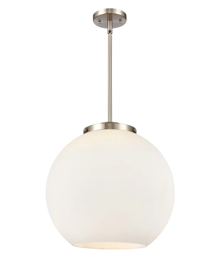 Ballston LED Pendant in Brushed Satin Nickel (405|221-3S-SN-G121-16-LED)