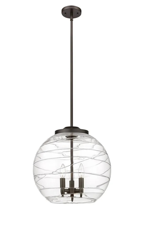 Ballston LED Pendant in Oil Rubbed Bronze (405|221-3S-OB-G1213-16-LED)
