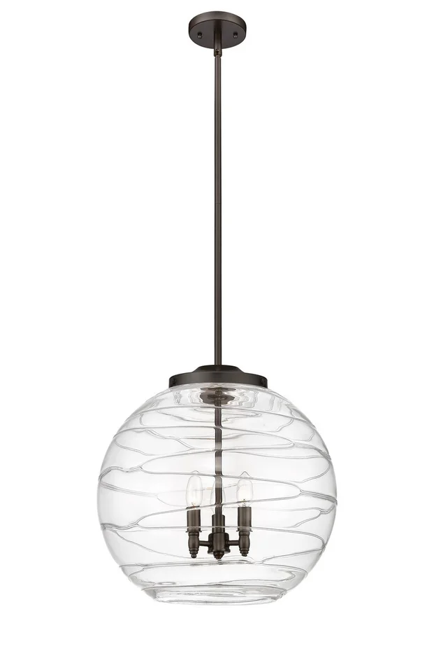 Ballston LED Pendant in Oil Rubbed Bronze (405|221-3S-OB-G1213-18-LED)
