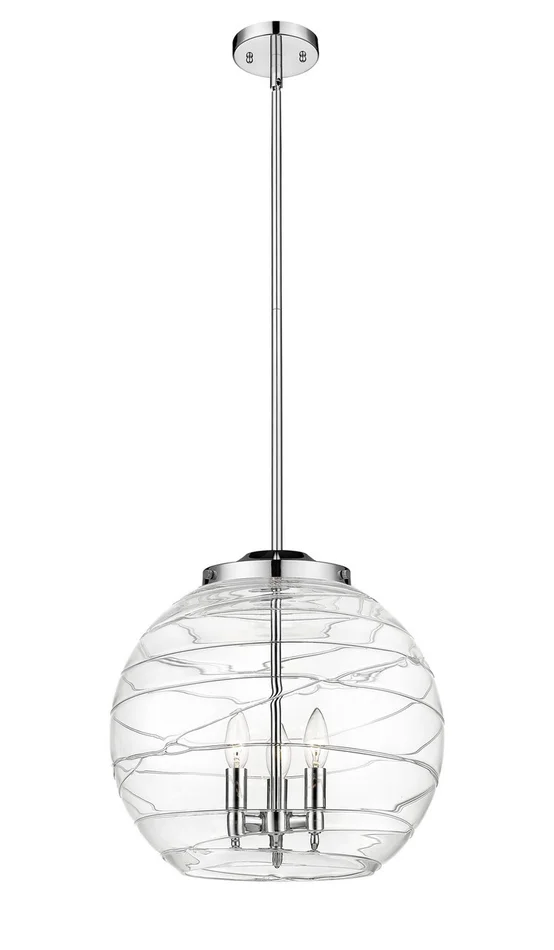 Ballston LED Pendant in Polished Chrome (405|221-3S-PC-G1213-16-LED)
