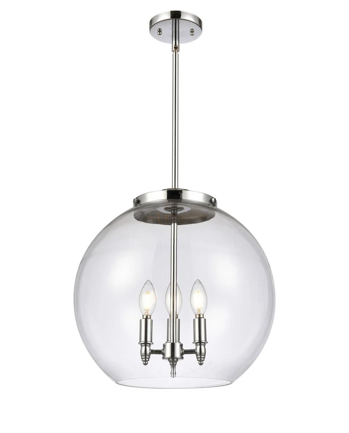 Ballston LED Pendant in Polished Chrome (405|221-3S-PC-G122-16-LED)