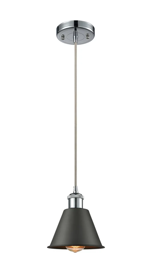 Ballston LED Pendant in Polished Chrome (405|516-1P-PC-M8-OB)
