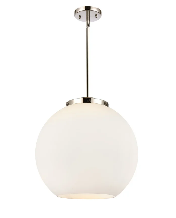 Ballston LED Pendant in Polished Nickel (405|221-3S-PN-G121-16-LED)