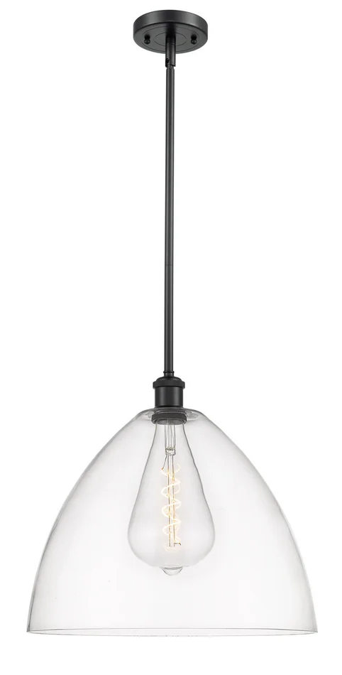 Ballston LED Pendant in Satin Gold (405|516-1S-SG-GBD-161-LED)