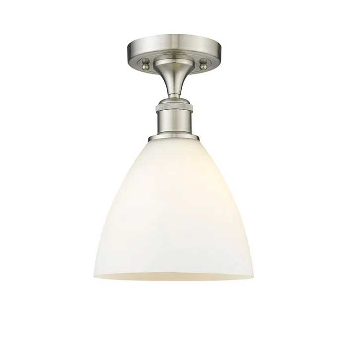 Ballston LED Semi-Flush Mount in Antique Brass (405|516-1C-AB-GBD-752-LED)