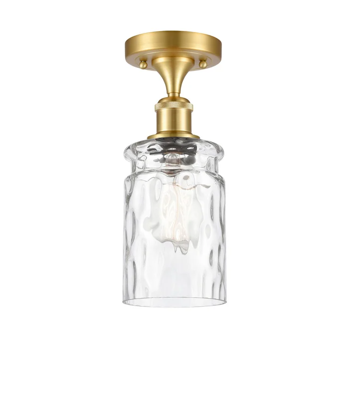 Ballston LED Semi-Flush Mount in Antique Copper (405|516-1C-AC-G352-LED)