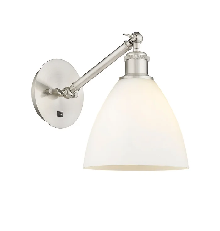 Ballston LED Wall Sconce in Brushed Satin Nickel (405|317-1W-SN-GBD-751-LED)