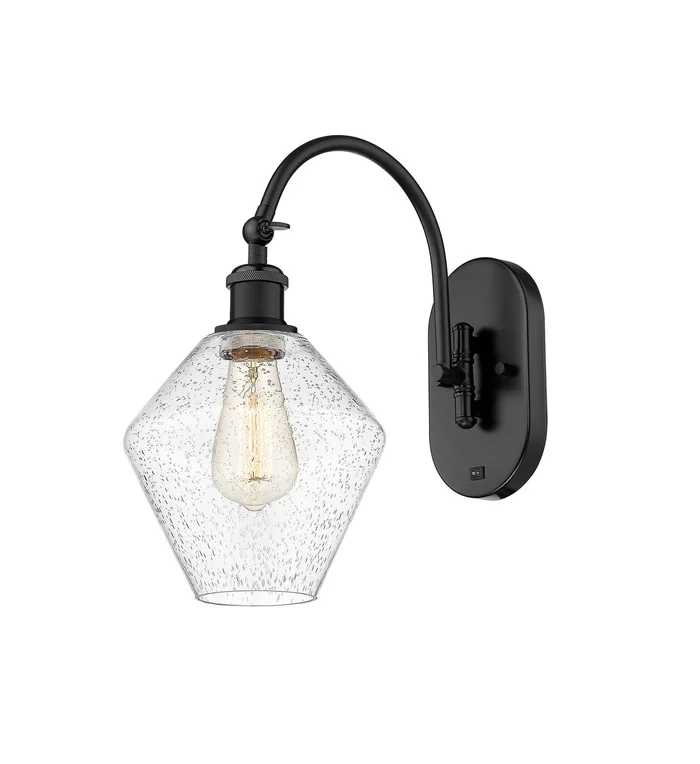 Ballston LED Wall Sconce in Matte Black (405|518-1W-BK-G654-8-LED)