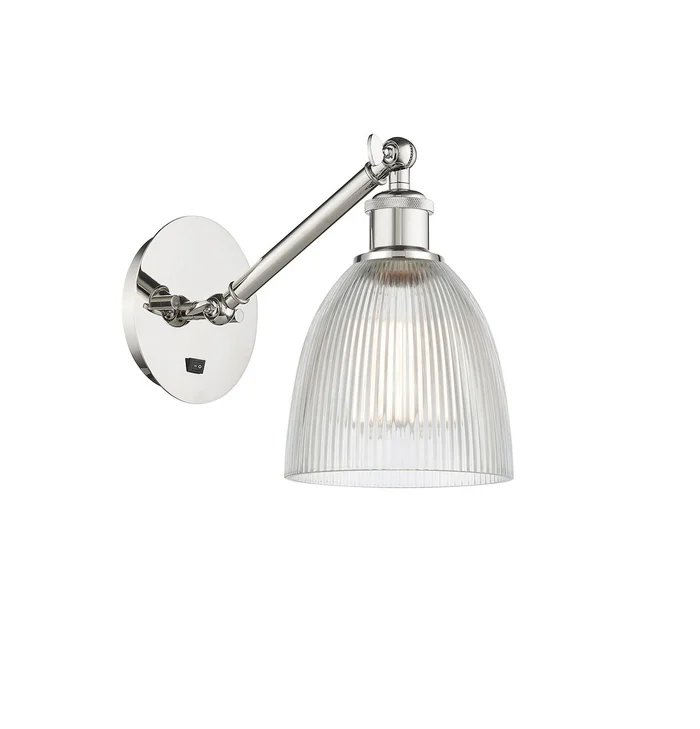 Ballston LED Wall Sconce in Polished Nickel (405|317-1W-PN-G382-LED)