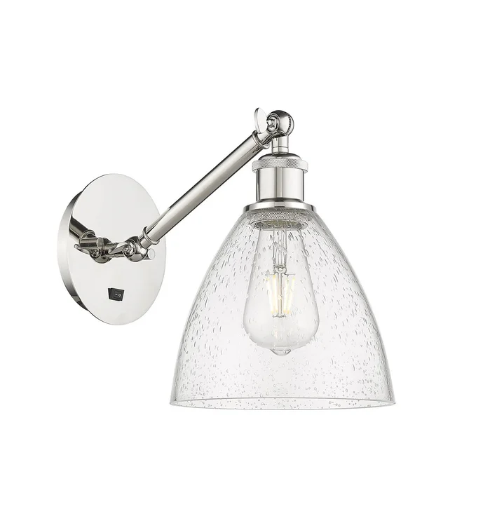 Ballston LED Wall Sconce in Polished Nickel (405|317-1W-PN-GBD-754-LED)