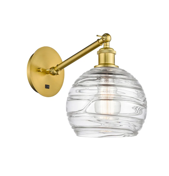 Ballston LED Wall Sconce in Satin Gold (405|317-1W-SG-G1213-8-LED)