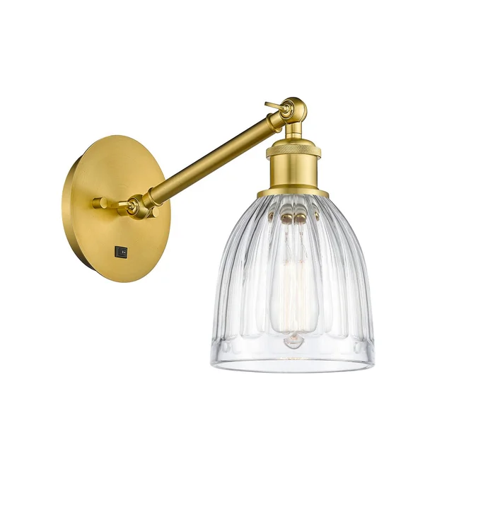 Ballston LED Wall Sconce in Satin Gold (405|317-1W-SG-G442-LED)